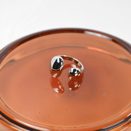 ANILLO ALAÏA PLATEADO