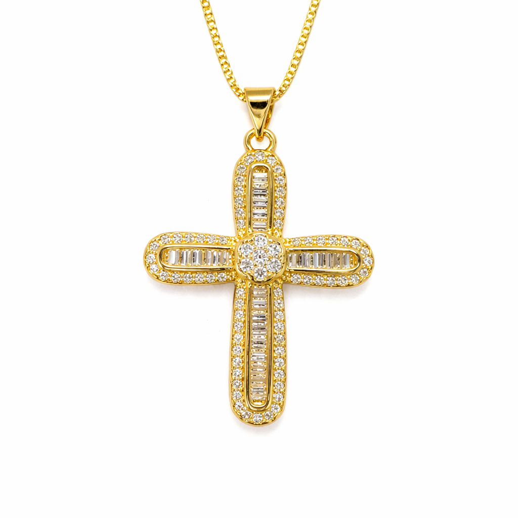 COLLAR CRUZ OVAL