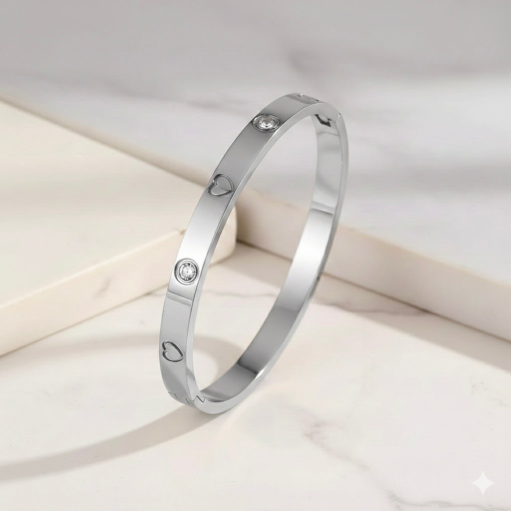 BRAZALETE CARMIN CORAZÓN