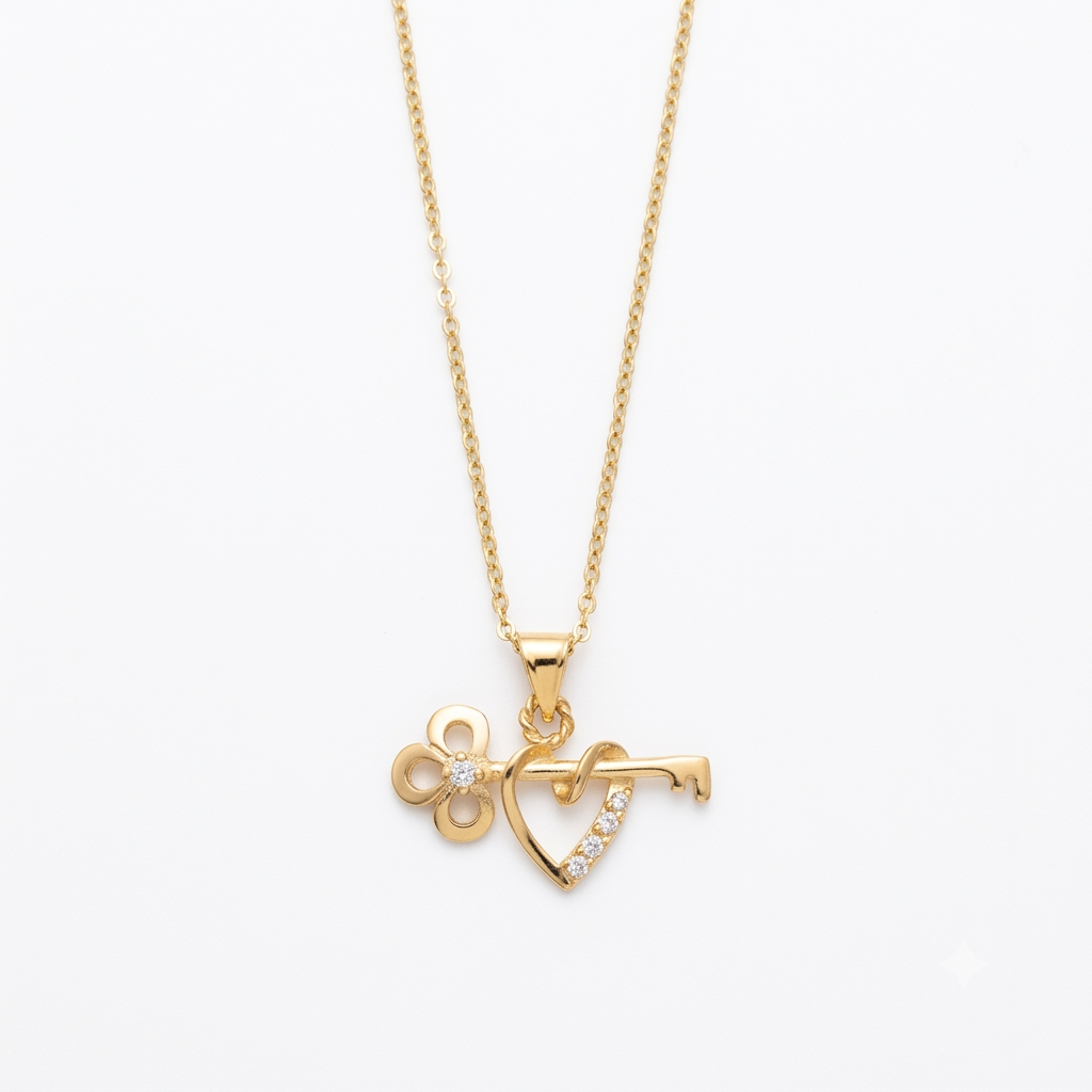 COLLAR LLAVE CORAZON
