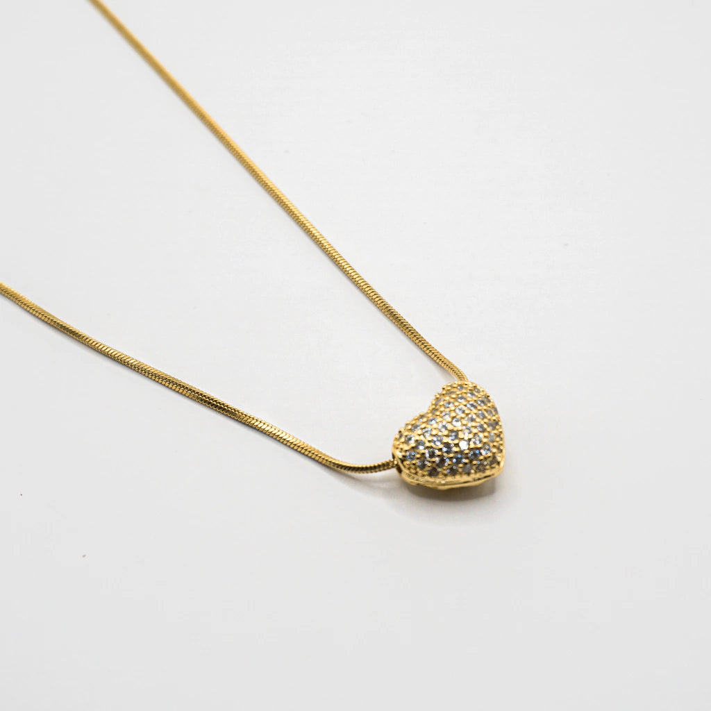 COLLAR CORAZÓN DOBLE CARA