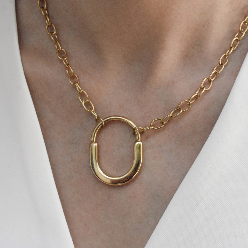 COLLAR CANDADO DORADO