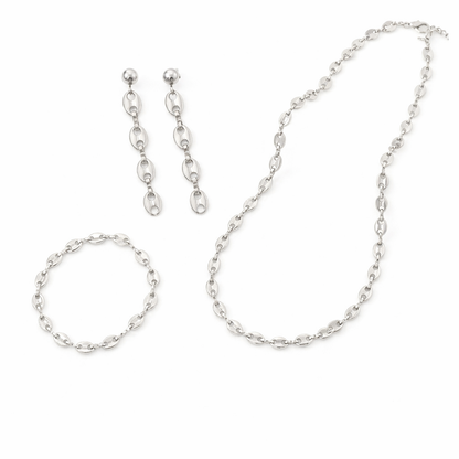 SET COLLAR GRANO DE CAFÉ MINI