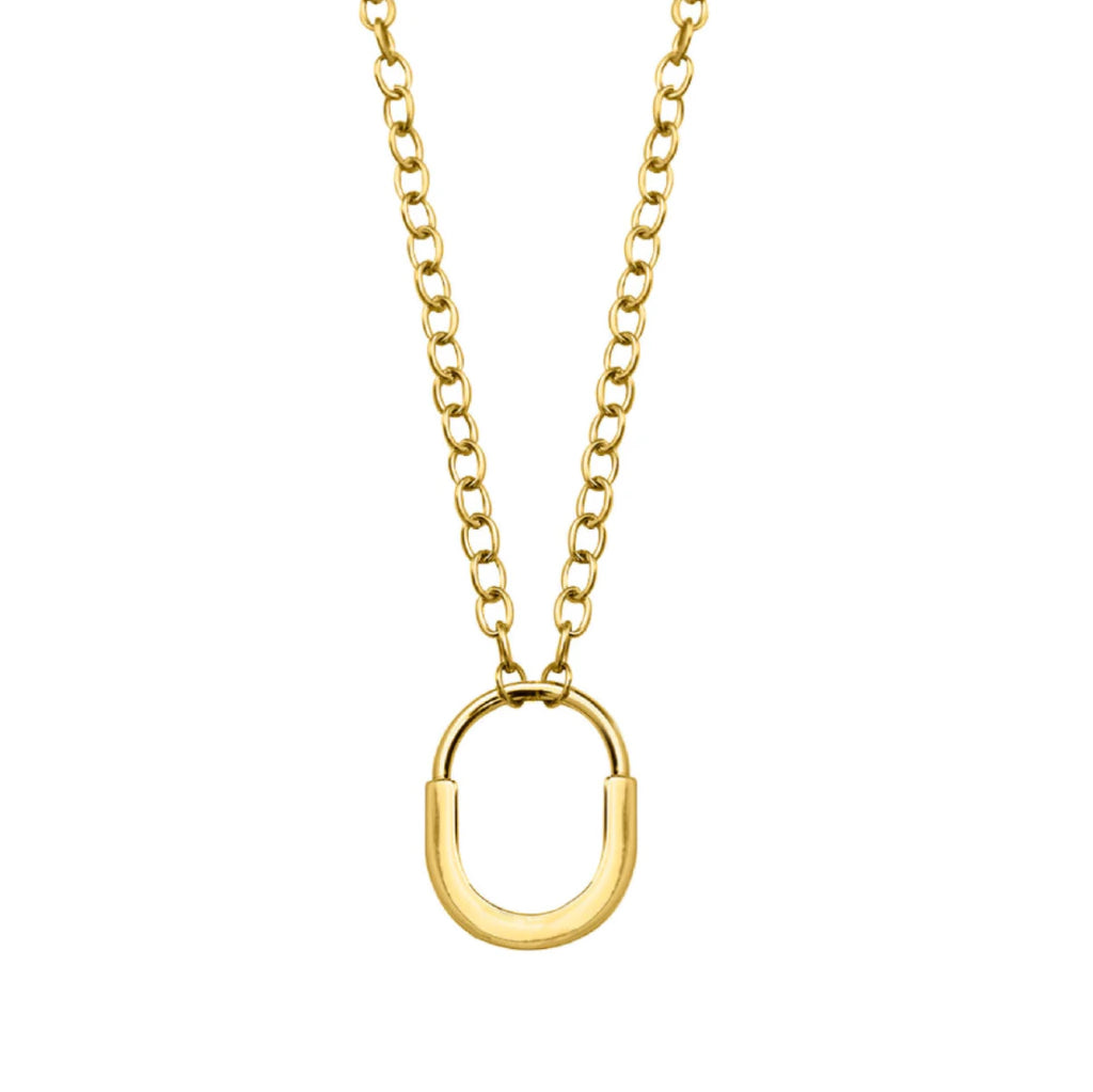 COLLAR CANDADO DORADO