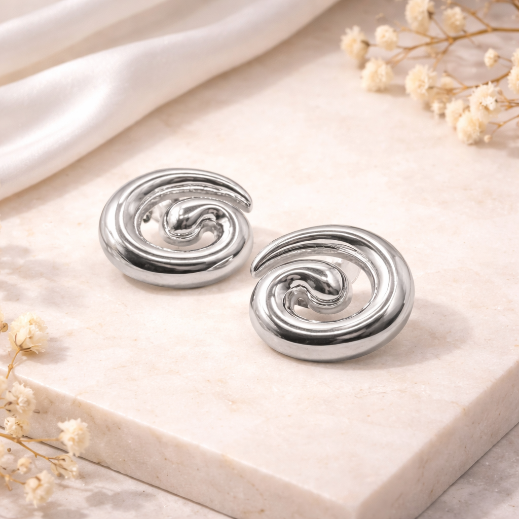 ARETES CAROL PLATEADOS