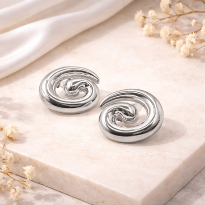 ARETES CAROL PLATEADOS