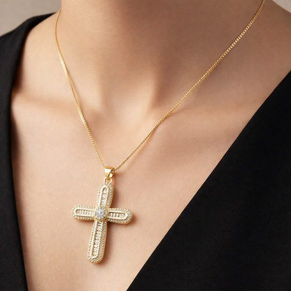 COLLAR CRUZ OVAL