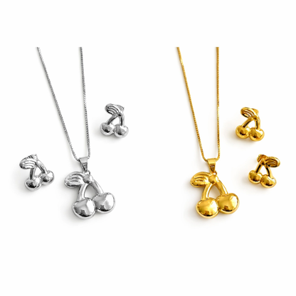COLLAR SET CHERRIES
