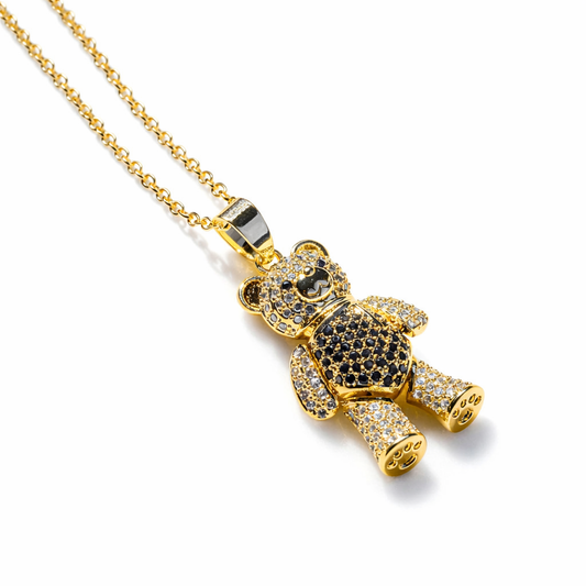 COLLAR OSO TEDDY NEGRO