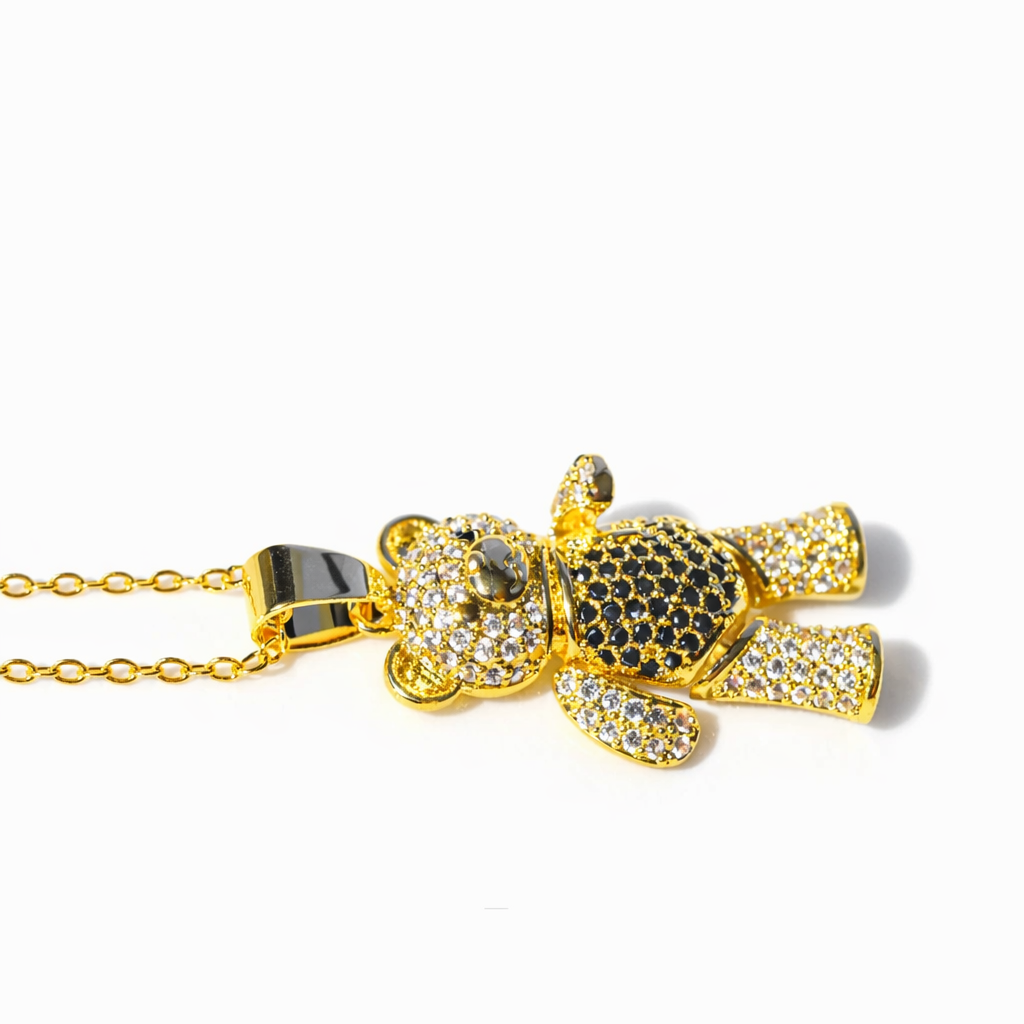 COLLAR OSO TEDDY NEGRO