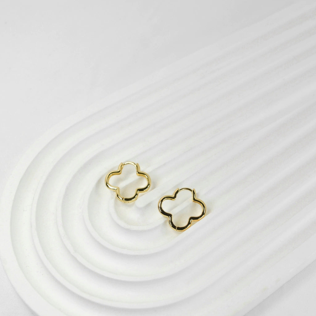 ARRACADA TREBOL DORADO