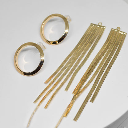 ARETES CAYETANA /  2 en 1
