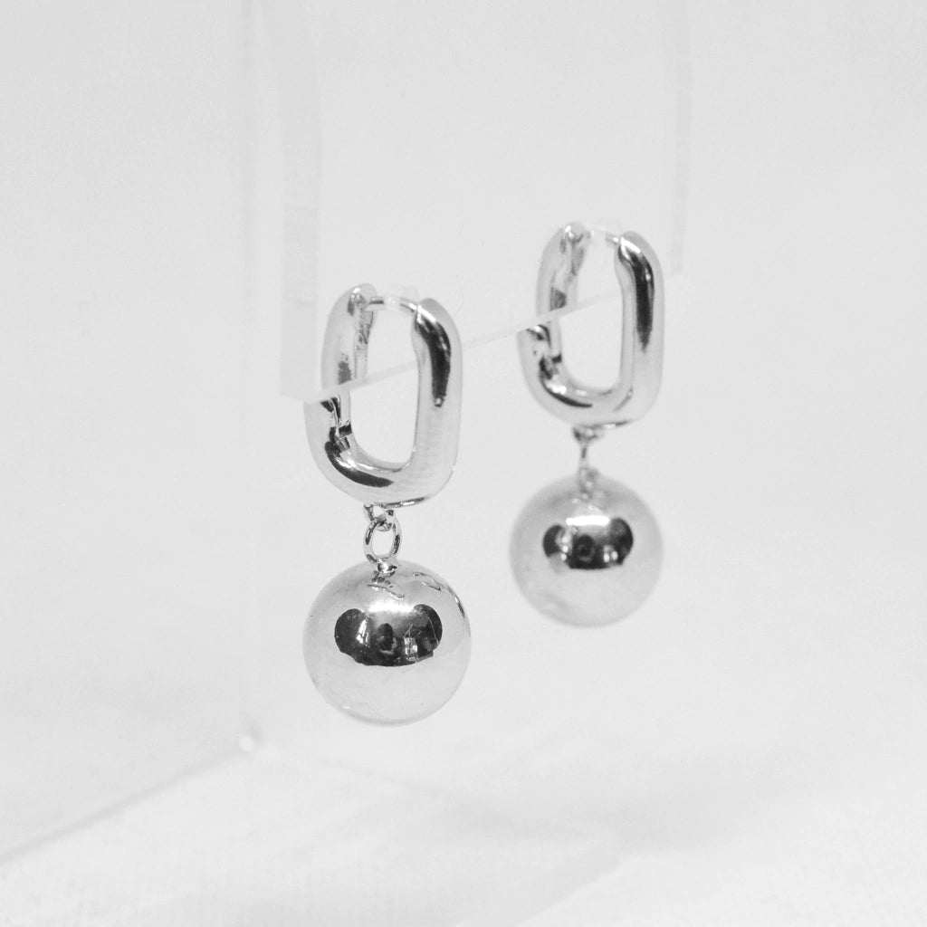 ARETES PAULETTE PLATEADOS