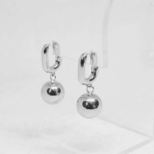 ARETES PAULETTE PLATEADOS