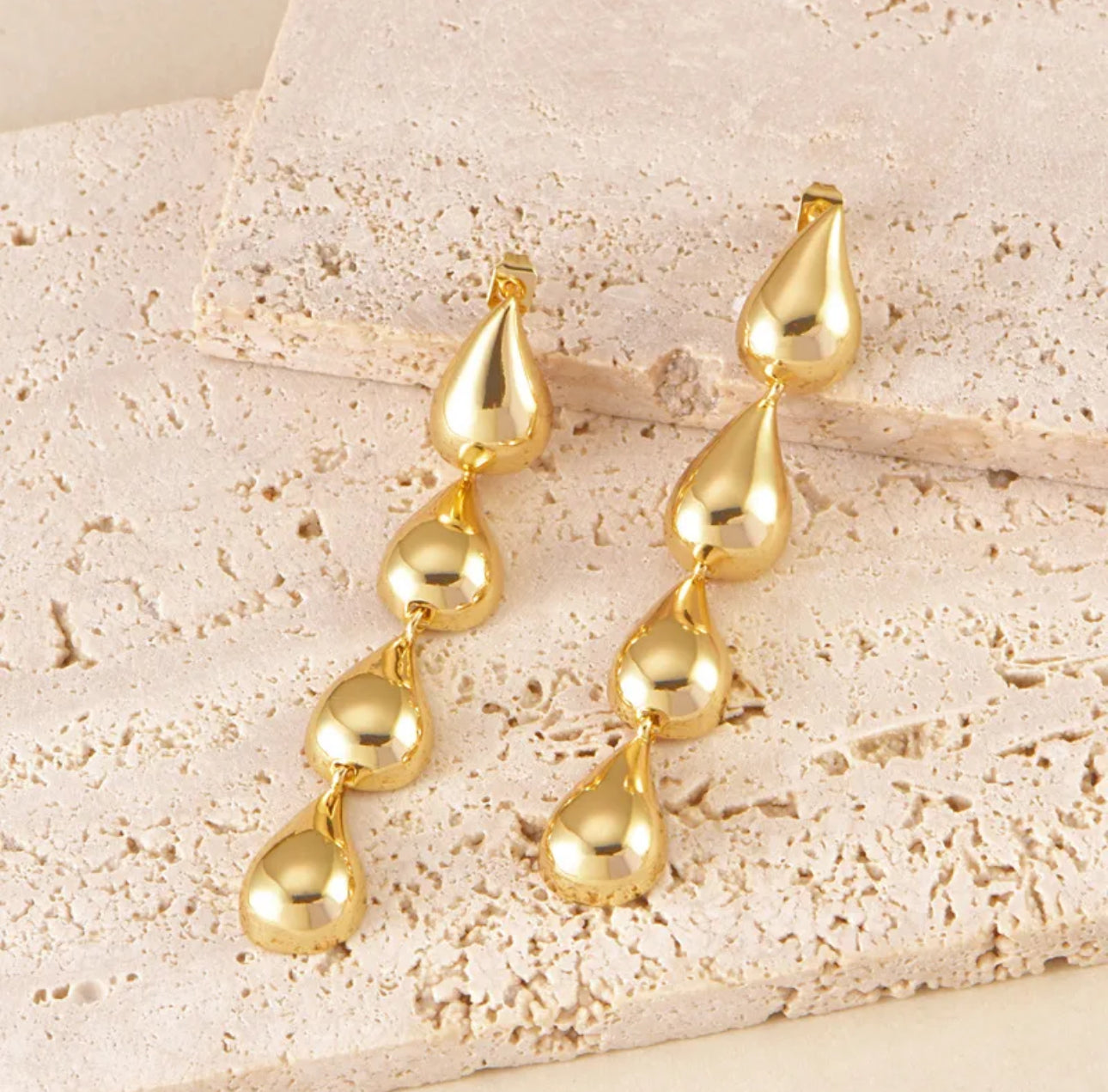 ARETES  GOTAS DE LLUVIA