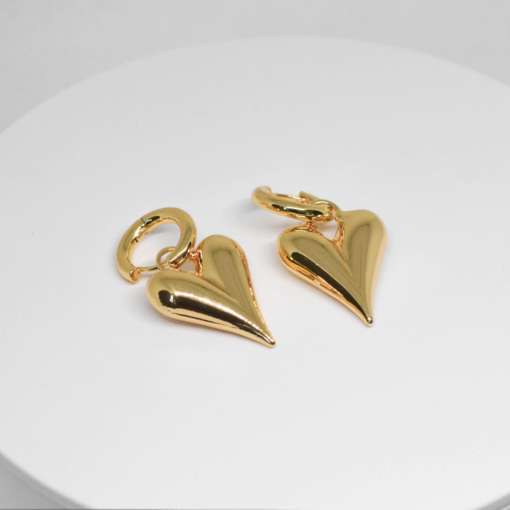 ARETES SAN VALENTÍN  / 2 EN 1