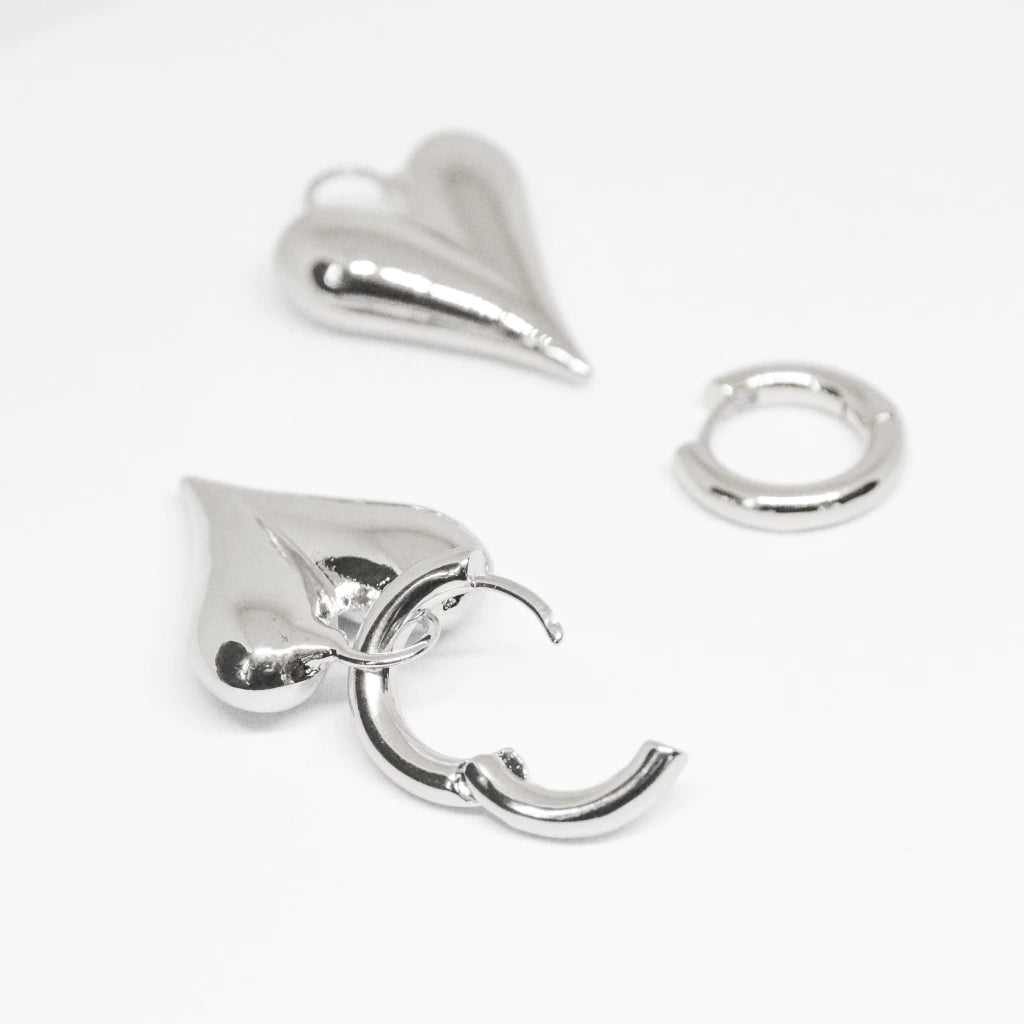 ARETES SAN VALENTÍN  / 2 EN 1