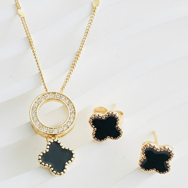 COLLAR SET TRÉBOL VAL