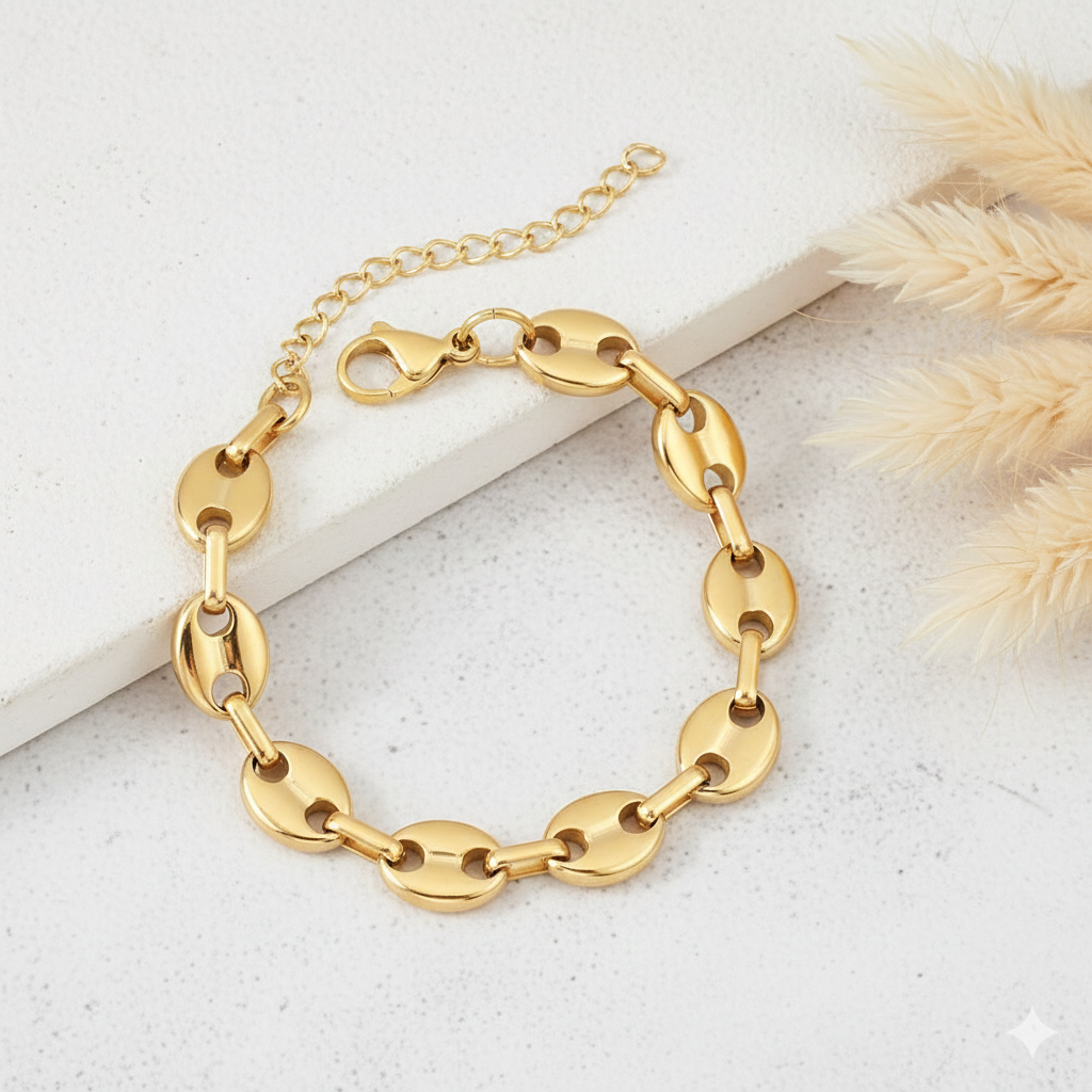 PULSERA GRANO DE CAFÉ