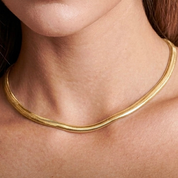 CADENA HUESO DE SERPIENTE