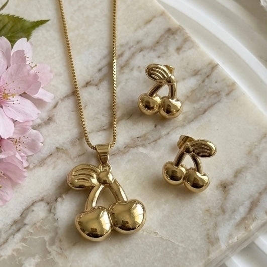 COLLAR SET CHERRIES