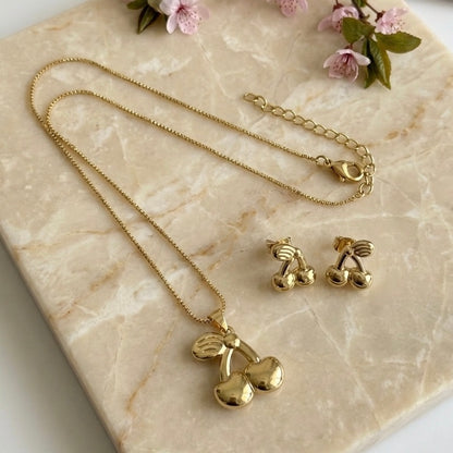 COLLAR SET CHERRIES