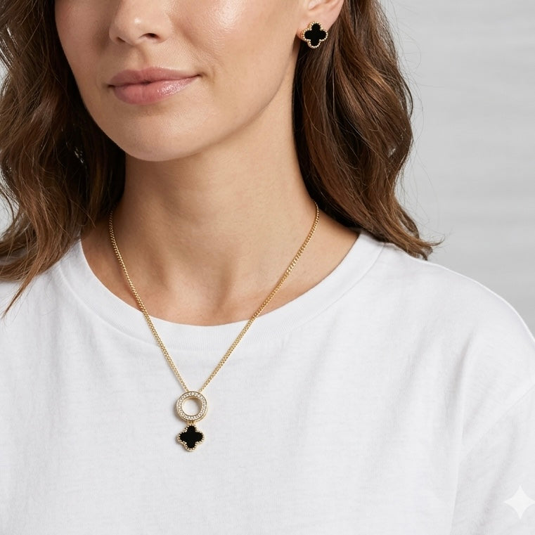 COLLAR SET TRÉBOL VAL