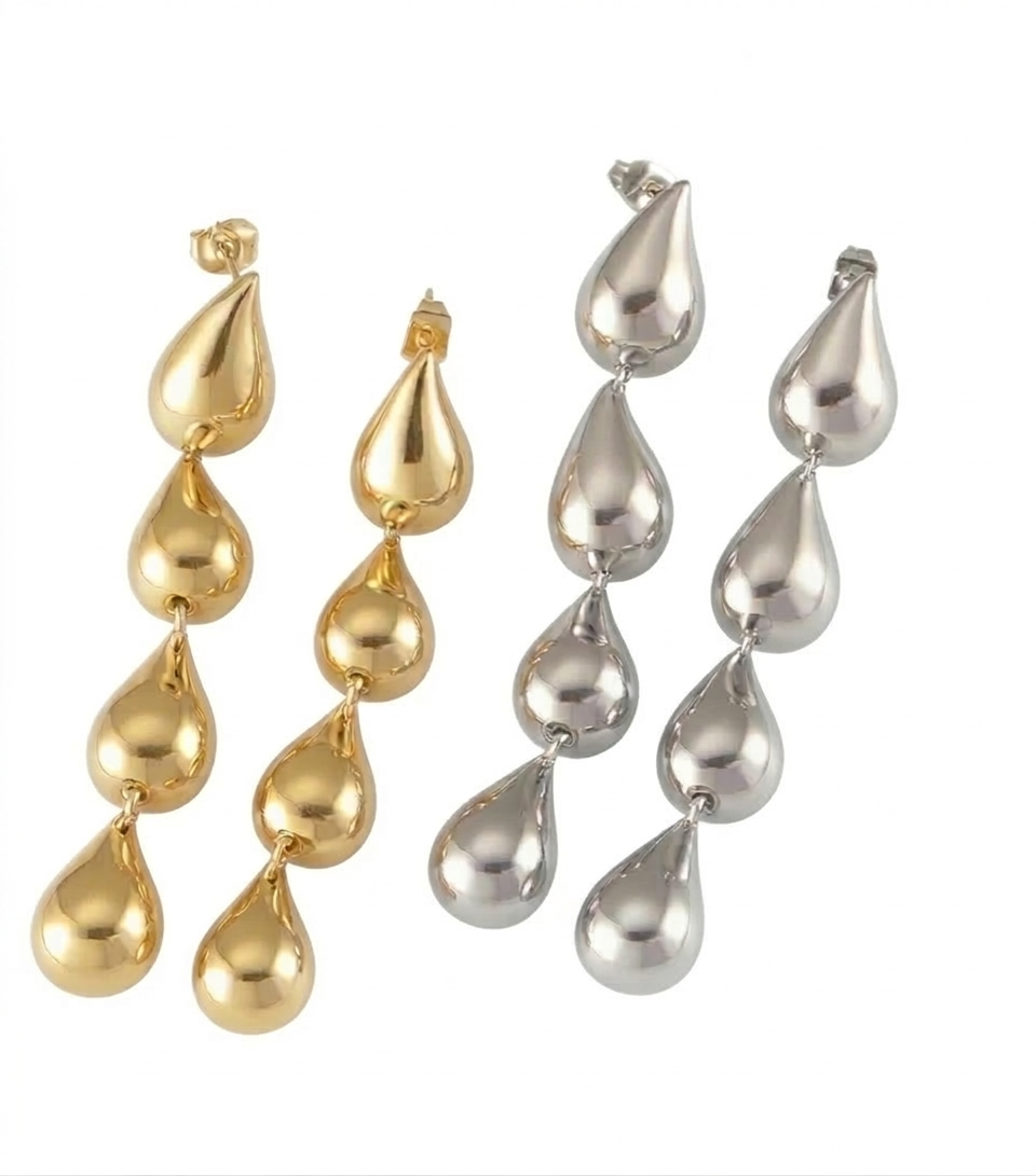 ARETES  GOTAS DE LLUVIA