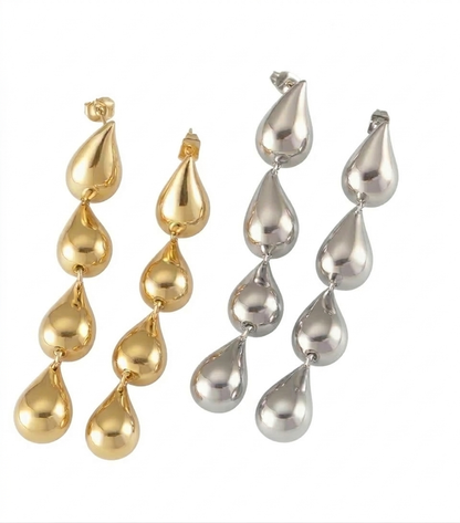 ARETES  GOTAS DE LLUVIA