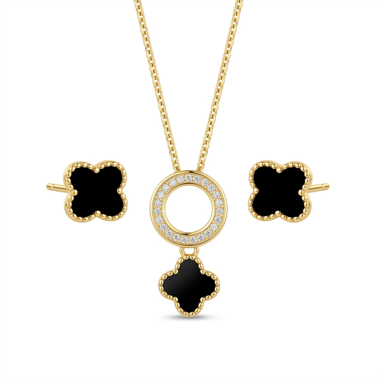 COLLAR SET TRÉBOL VAL
