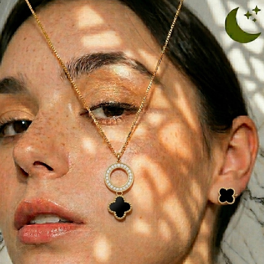 COLLAR SET TRÉBOL VAL