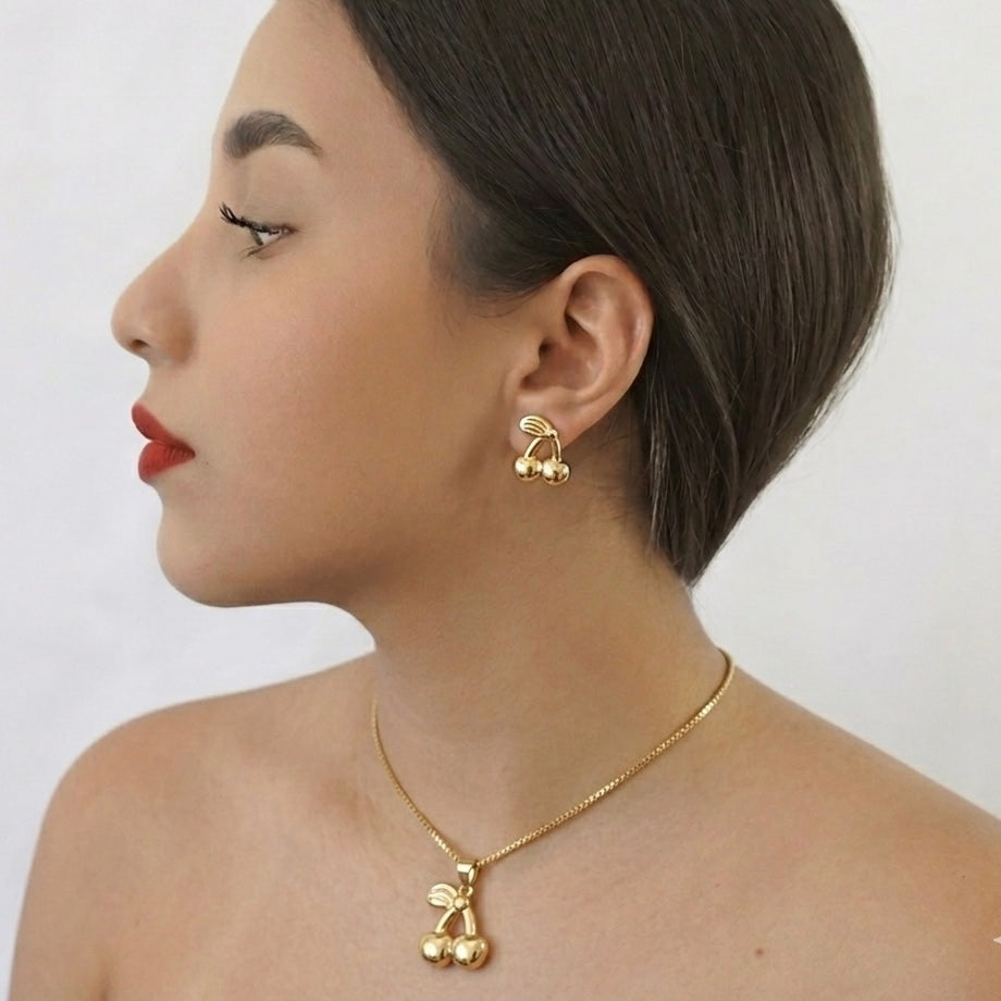 COLLAR SET CHERRIES
