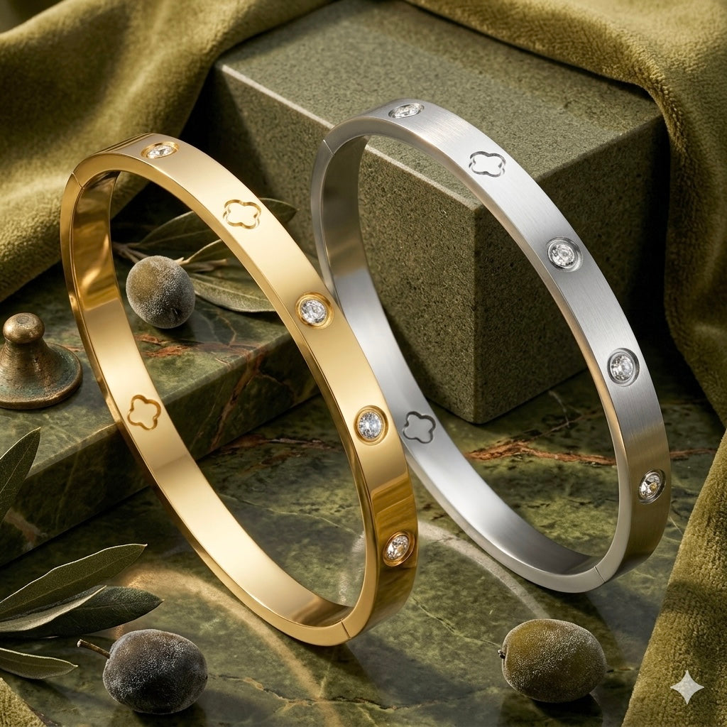 BRAZALETE CARMIN TREBÓL