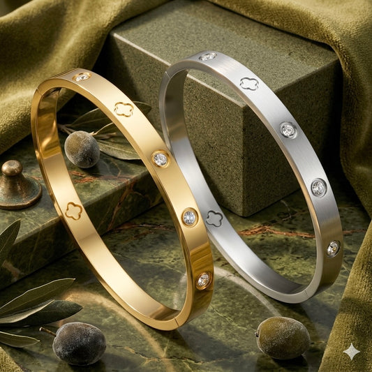 BRAZALETE CARMIN TREBÓL
