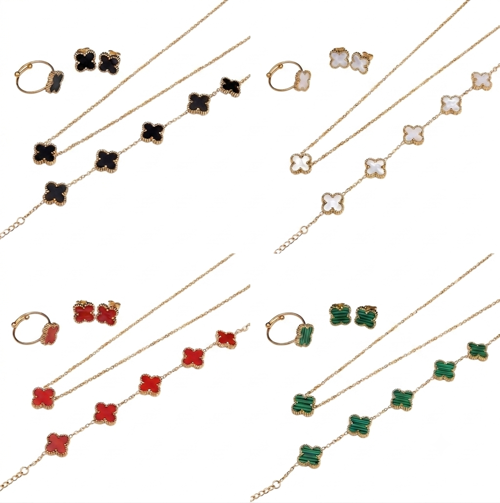 COLLAR SET TRÉBOL DUPE