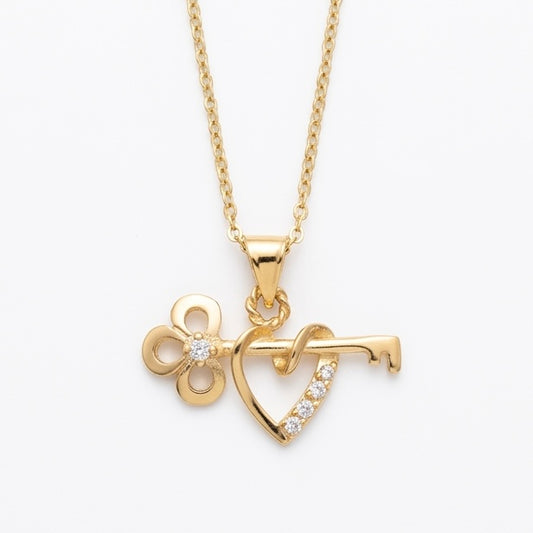 COLLAR LLAVE CORAZON