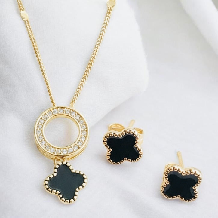 COLLAR SET TRÉBOL VAL