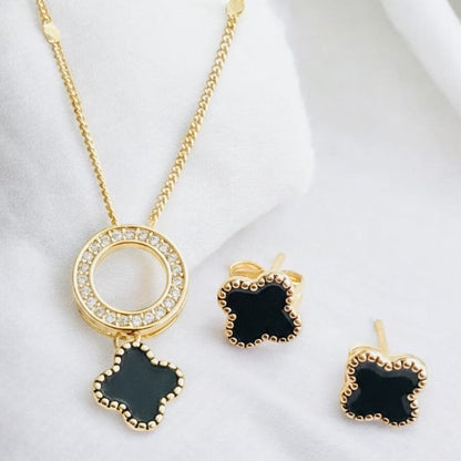 COLLAR SET TRÉBOL VAL