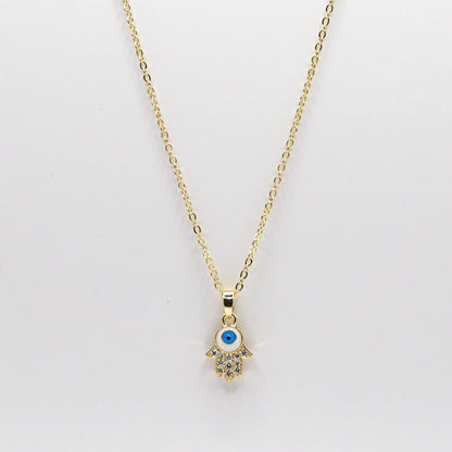 COLLAR MANO OJO TURCO