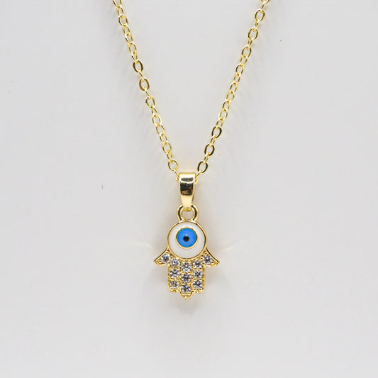 COLLAR MANO OJO TURCO