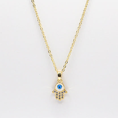 COLLAR MANO OJO TURCO