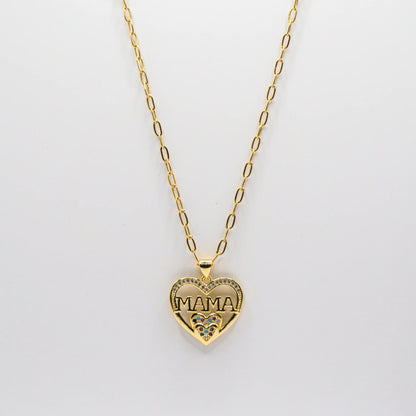 COLLAR  MAMÁ CORAZÓN