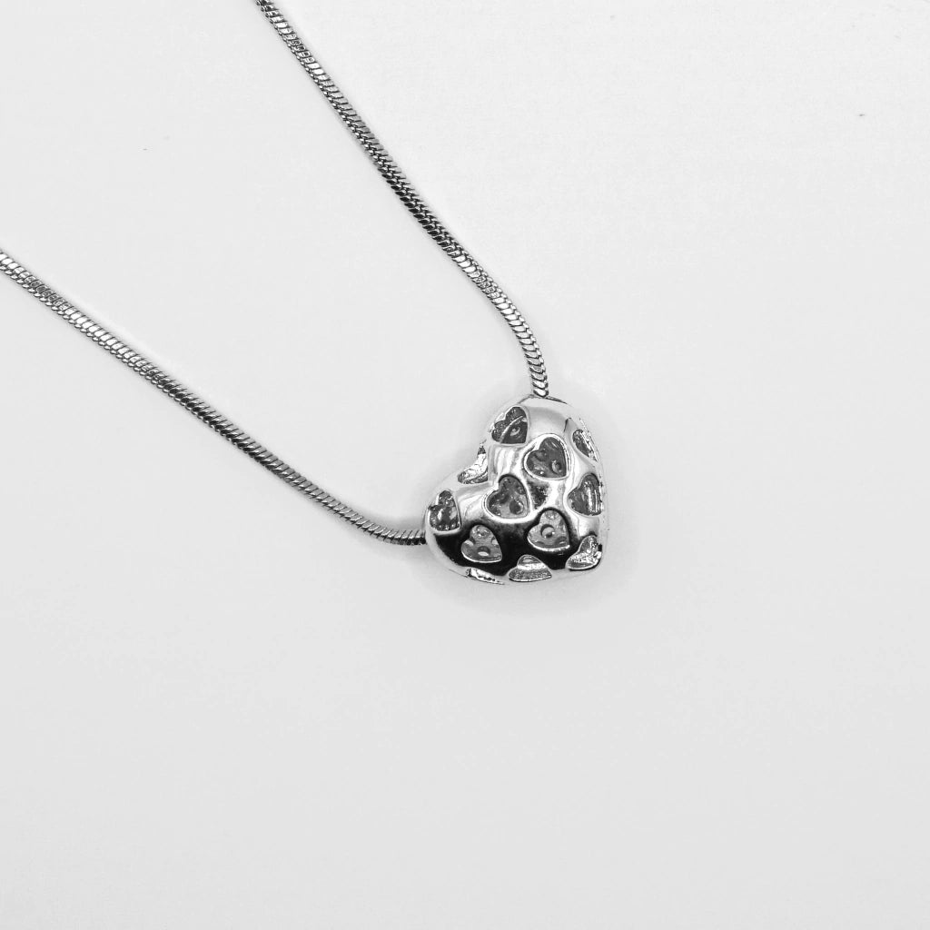 COLLAR CORAZÓN DOBLE CARA