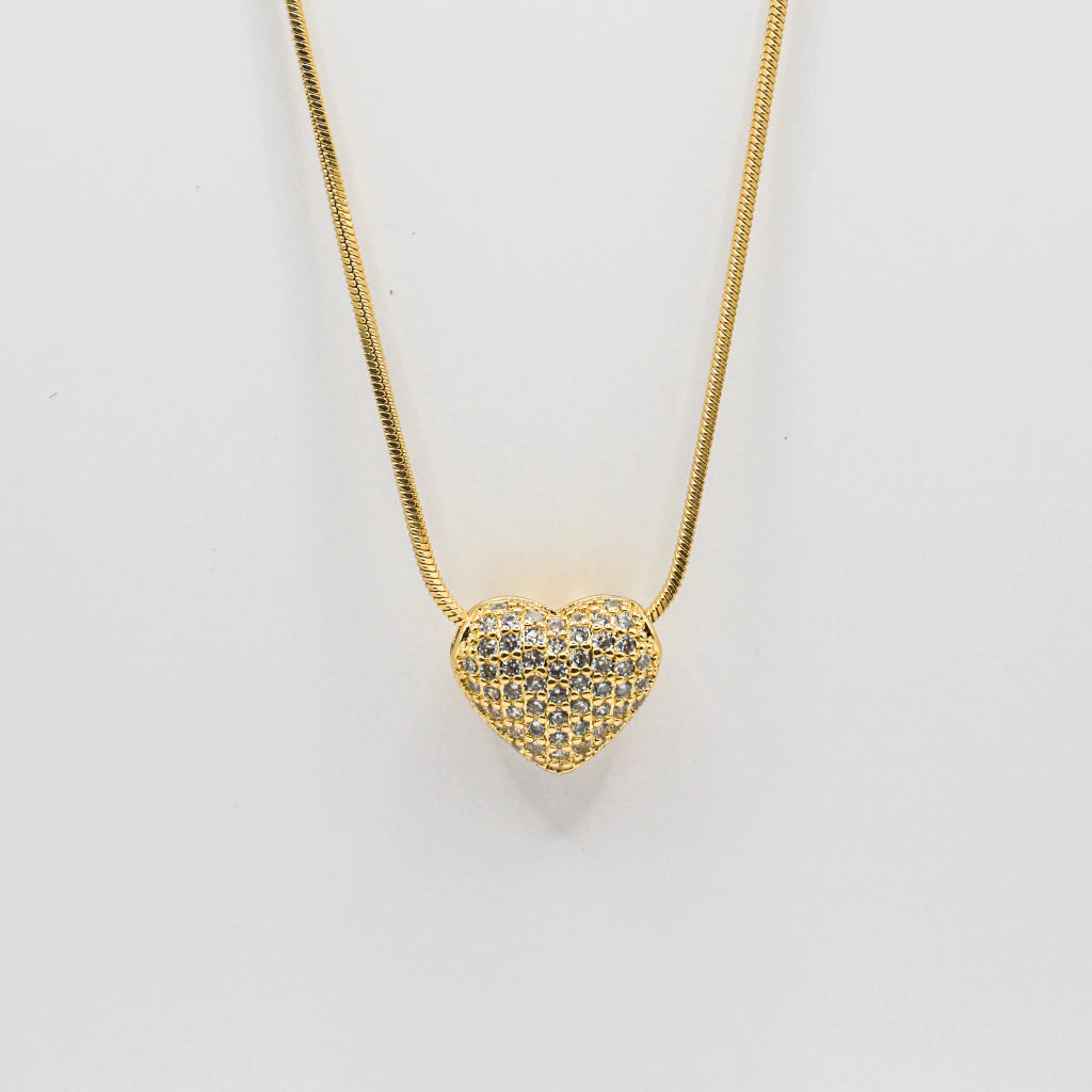 COLLAR CORAZÓN DOBLE CARA