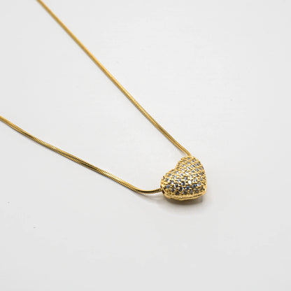 COLLAR CORAZÓN DOBLE CARA